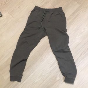 lululemon olive joggers short city sweat